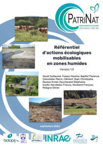 Un référentiel de 179 actions écologiques mobilisables en zones humides. Version 1.0.